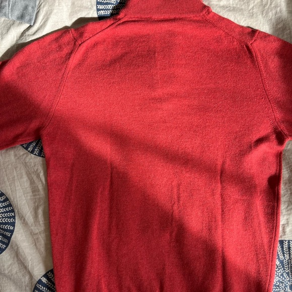 Cashmere blend (wool and silk) Italian quarter zip up - Picture 6 of 8